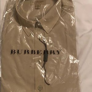 Long sleeve Burberry dress shirt, brand new